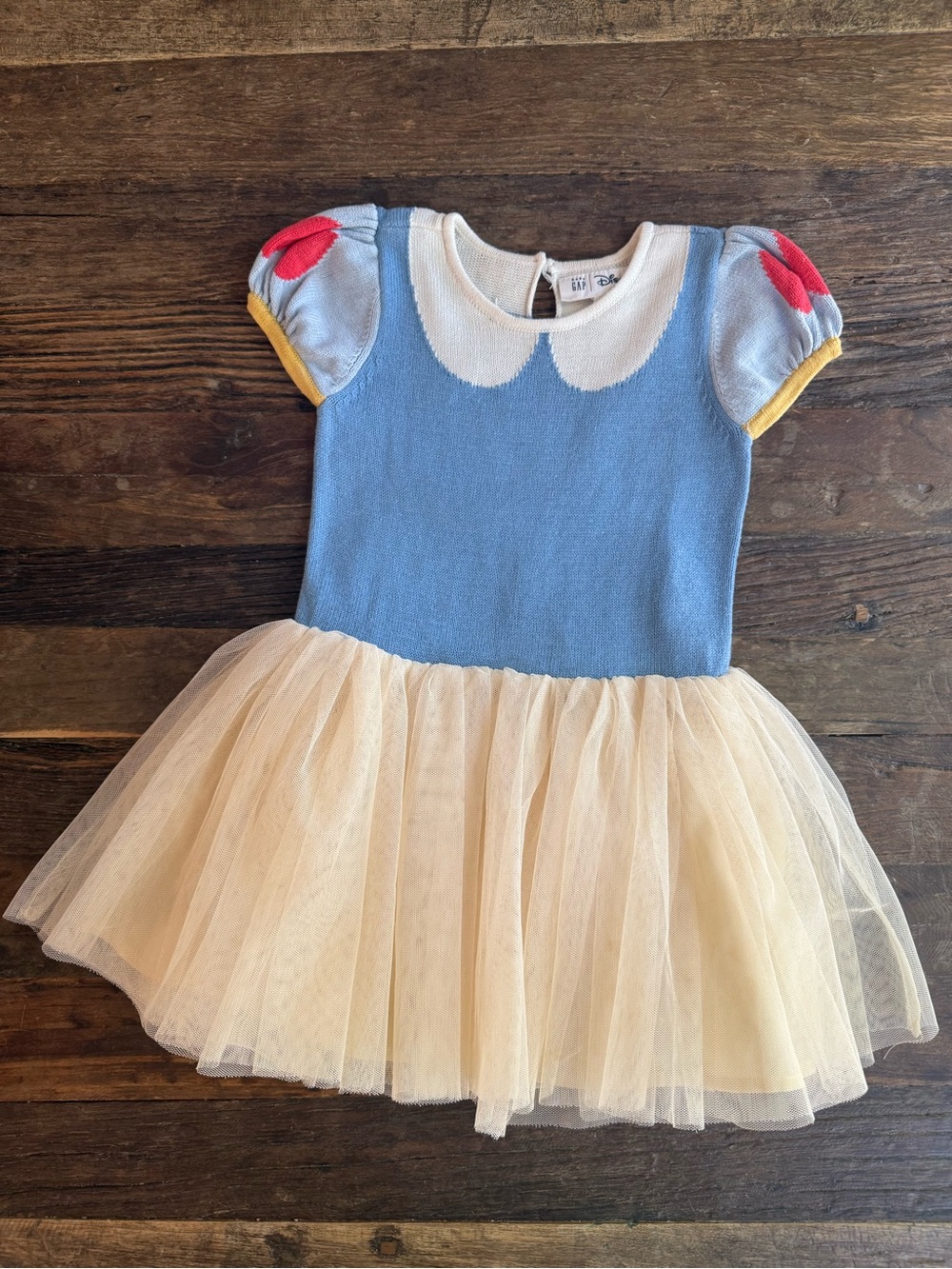 GAP Kids Blue & Cream Snow White Fairy Tale Tutu Dress